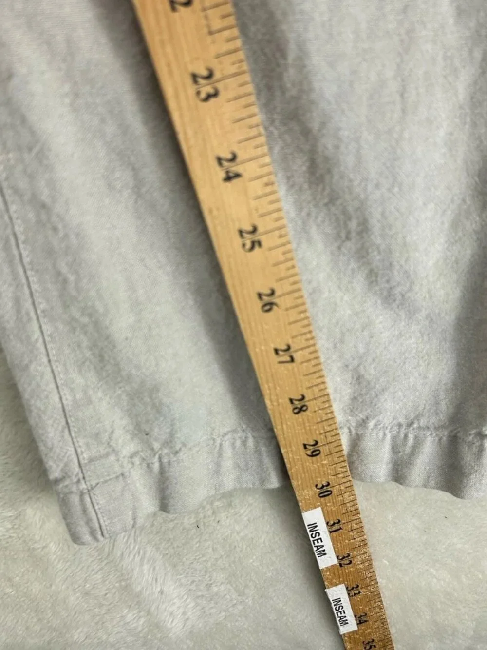 Banana Republic Linen Blend Pants‎ Men's Tan 35x32 Straight Leg “Read”